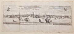 Amsterdam, Copper Engraving, 17th Century Maritime Prosperity