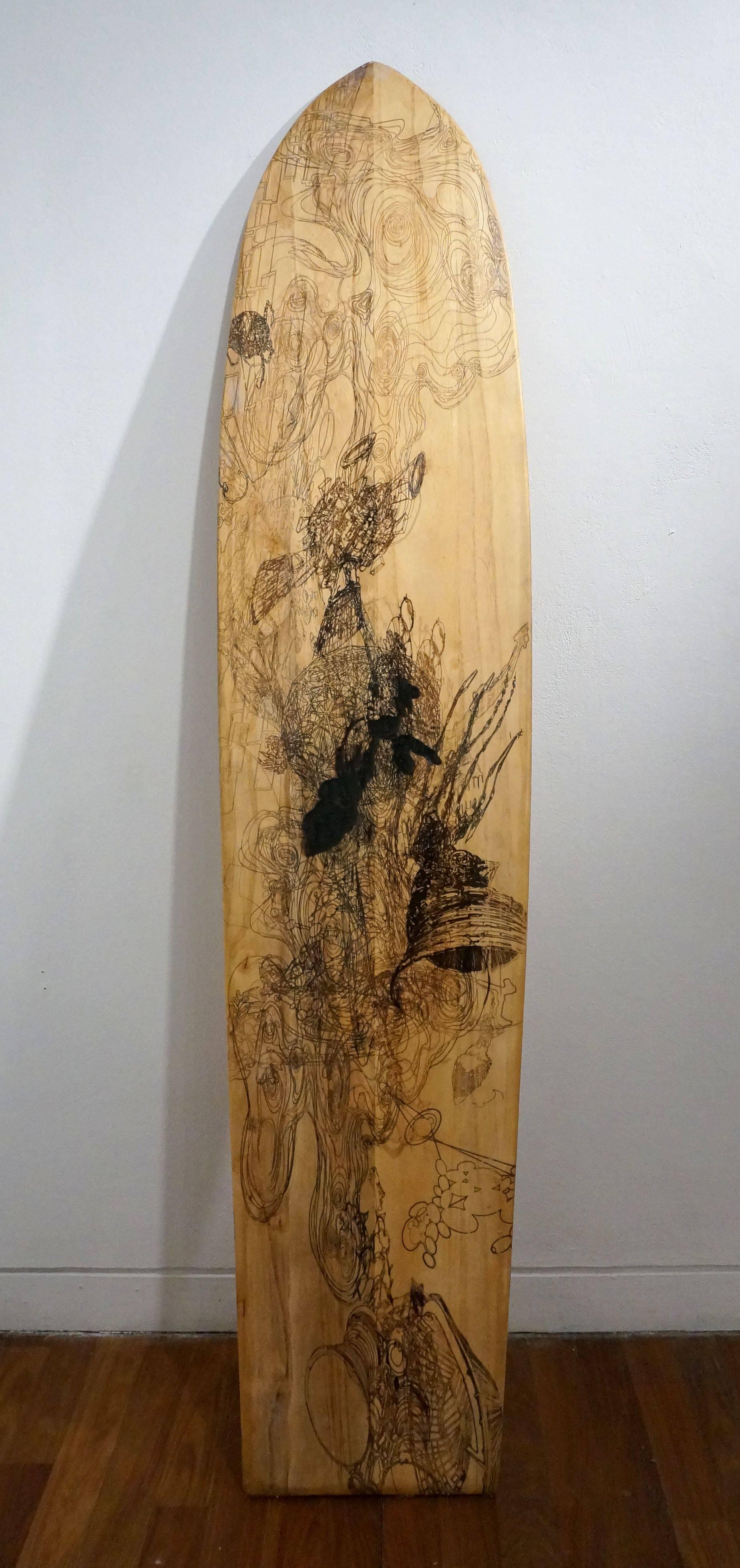 Blackbird (Surfboard) - Sculpture by Tomas Vu