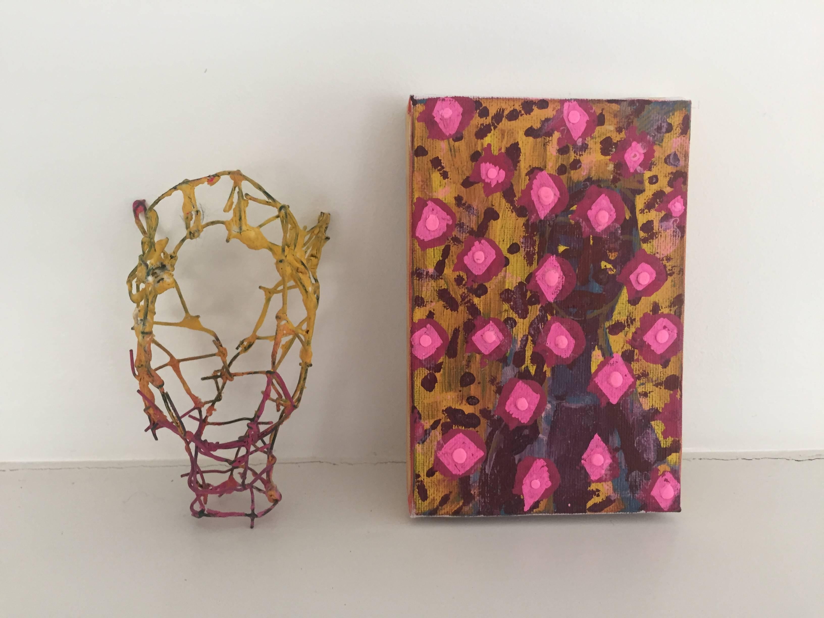 Ron Aloni Figurative Painting - Note Diptych 6