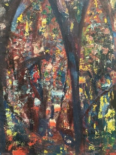 Latin American Modernist Landscape Oil Painting - Raul Elas Reyes (1918-1997)
