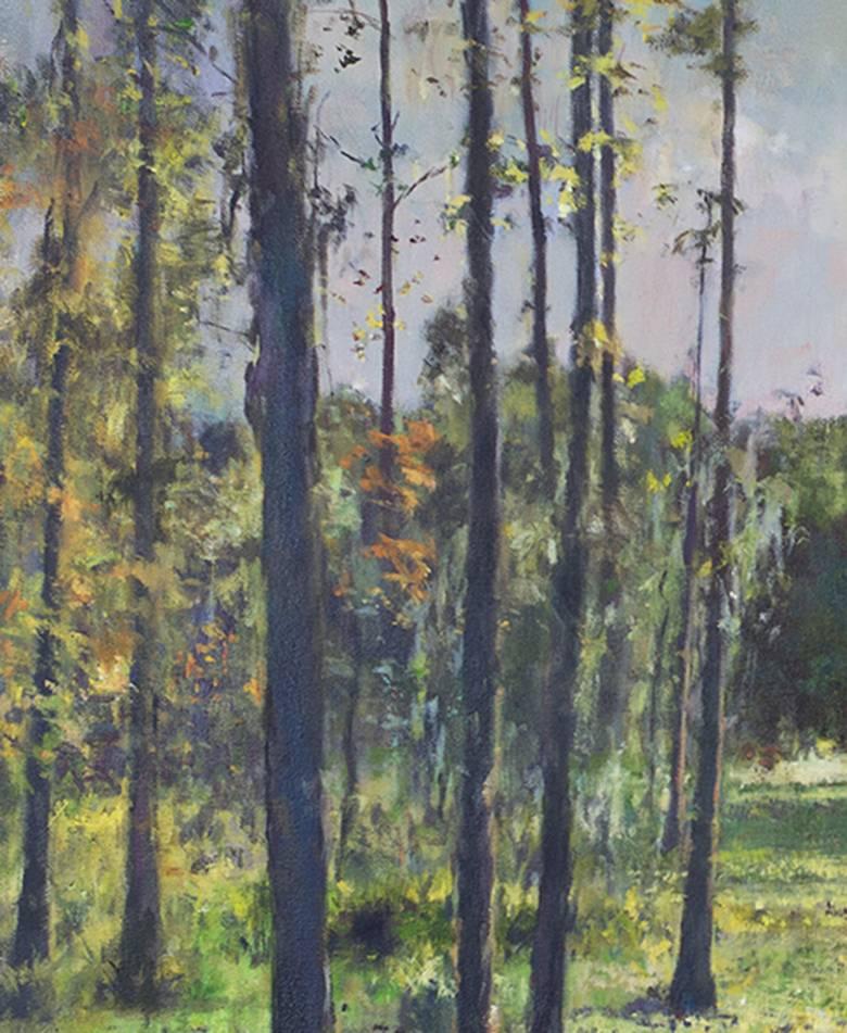 Cypress Swamp - American Impressionist Painting by Julyan Davis