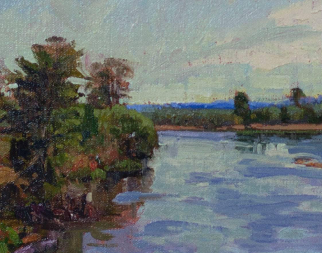 Edisto River Spring - American Impressionist Painting by West Fraser