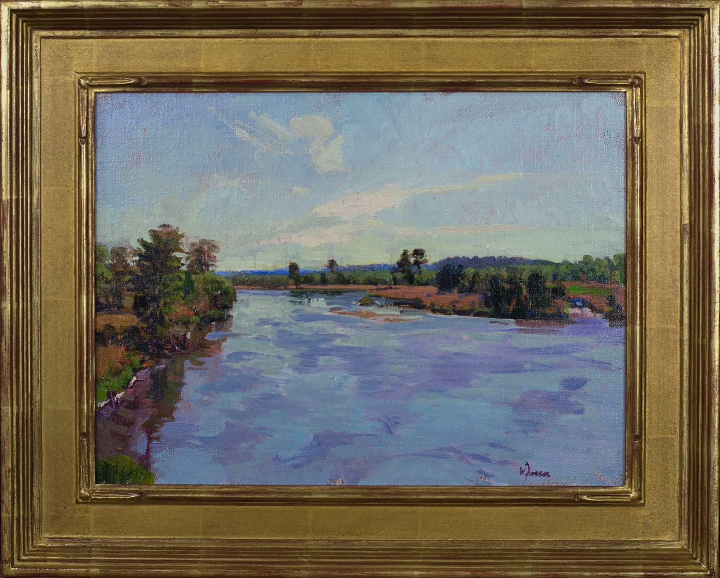 West Fraser Landscape Painting - Edisto River Spring