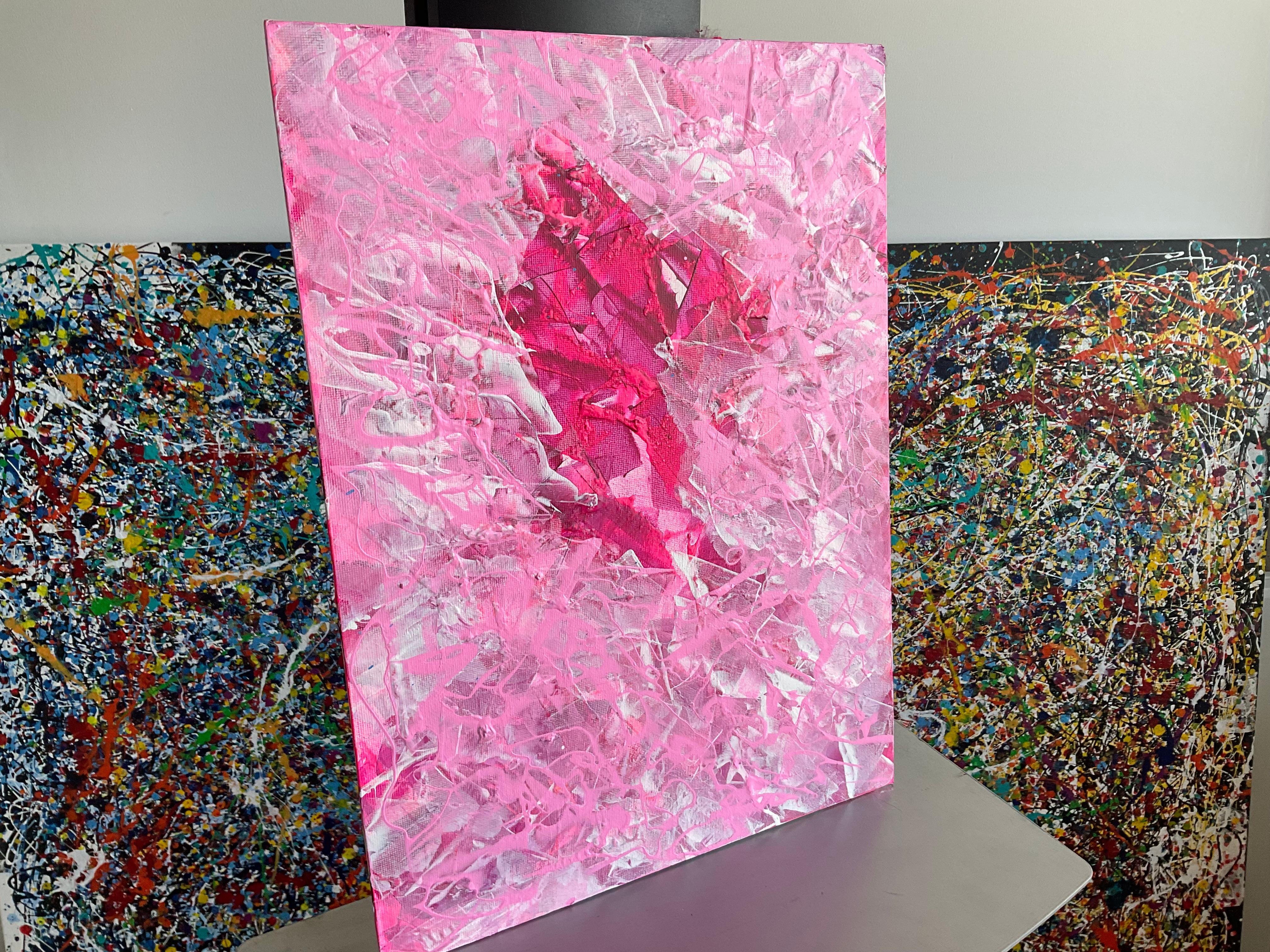 Imaginer, c'est réel 16 - Violet Interior Painting par Juan Jose Garay