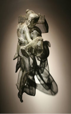 Sculpture - Intimacy (stainless steel mesh)