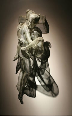 Sculpture Intimacy (mesure en acier inoxydable