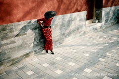 Photograph - Ling as Madame Song at the Red Wall - landscape, China - Framed