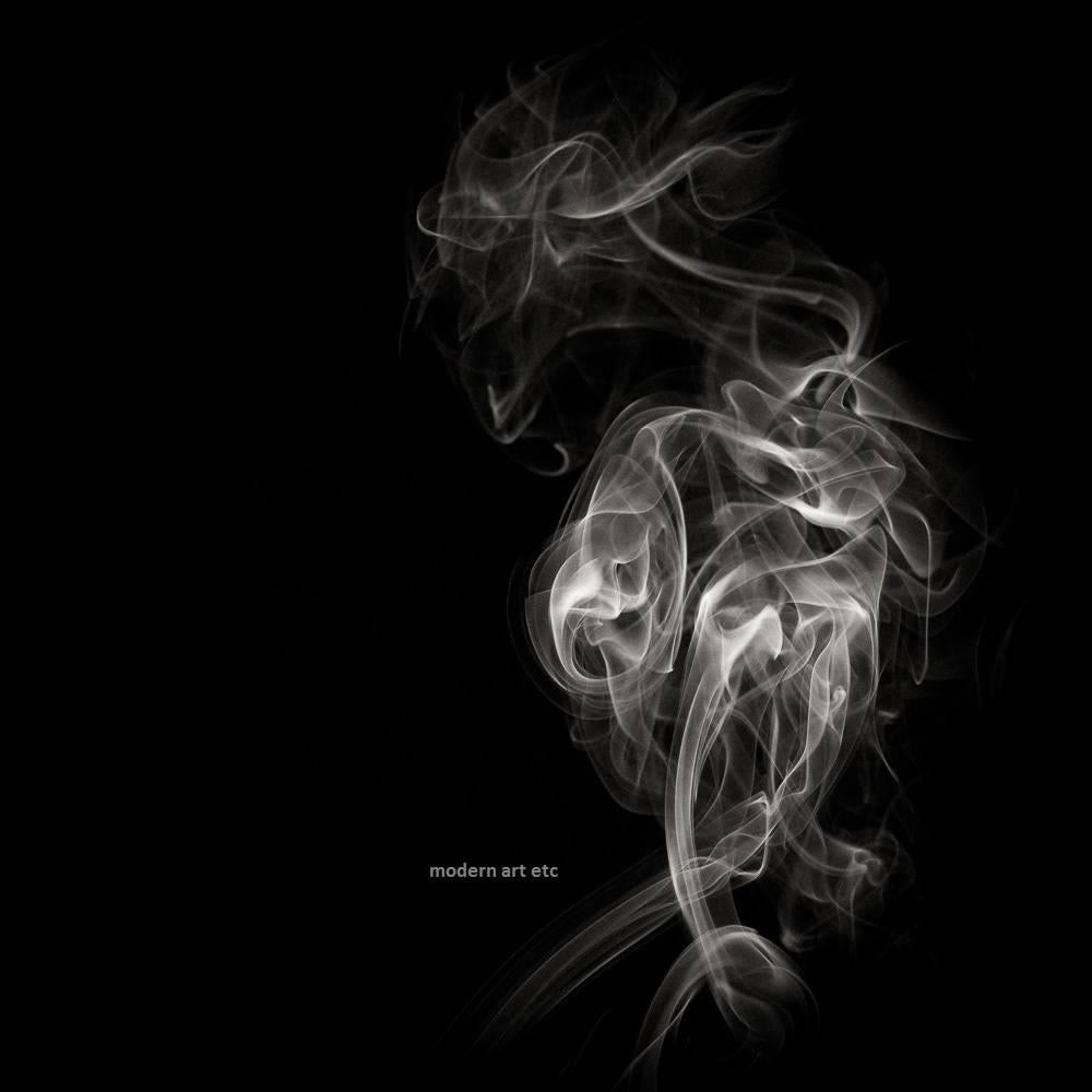 Photographie abstraite Matador Smoke - série en noir et blanc