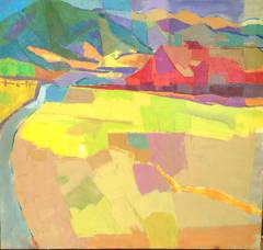 Oil on Canvas - #1155 California landscape painting
