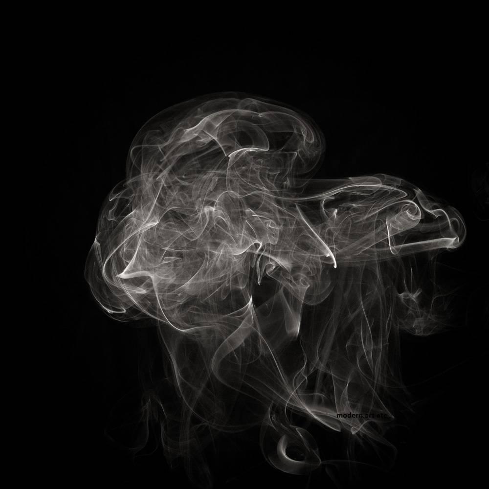 Matador  - Abstrakte Fotografie (Bilder aus Rauch) (Zeitgenössisch), Photograph, von MAE Curates