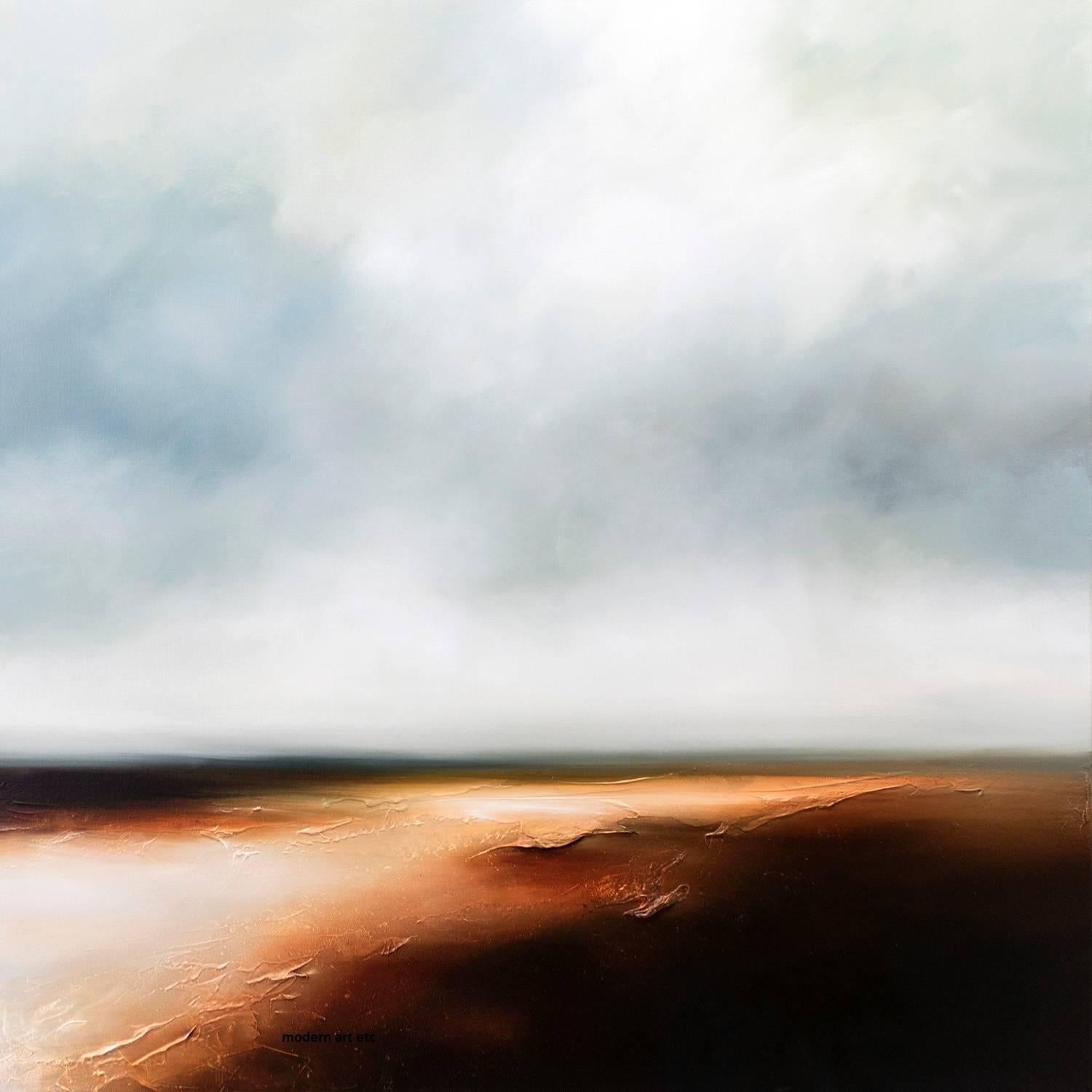 Semi Abstract Seascape and Landscape oil paintings - Painting by MAE Curates