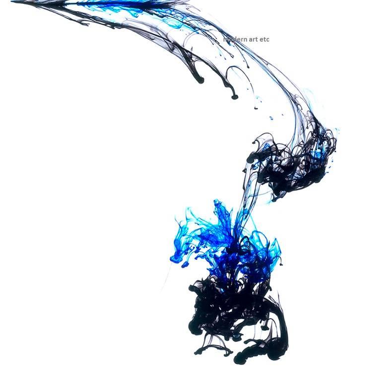 Diese Serie zeigt verschiedene flüchtige Bilder, die die Vergänglichkeit verschiedener Substanzen und Zustände der Natur darstellen. Die ästhetischen Muster ergeben sich aus den sich bewegenden Fluiden. Modern Art Etc vergibt Auftragsarbeiten und