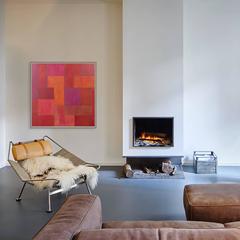 Abstract expressionist oil on canvas - Math and Beauty series - ready to install