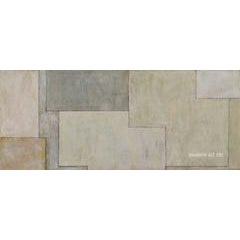 Large horizontal abstract oil painting - Map for Heaven, architectural,color 5
