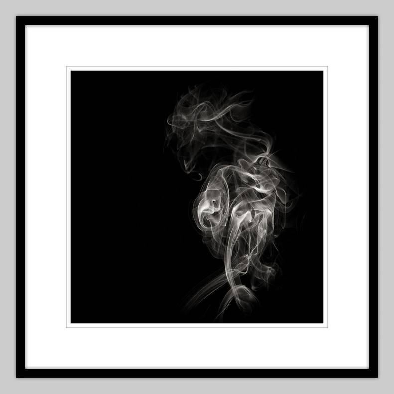 Matador Smoke abstract photography - black and white series - Photograph by MAE Curates