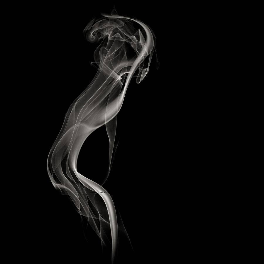 Matador Smoke abstract photography - black and white series For Sale 1