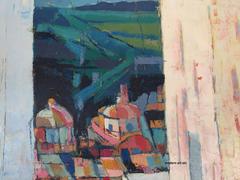 Landscape Oil Painting of Greece