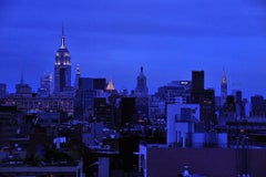 Large landscape photography of New York City - Blue