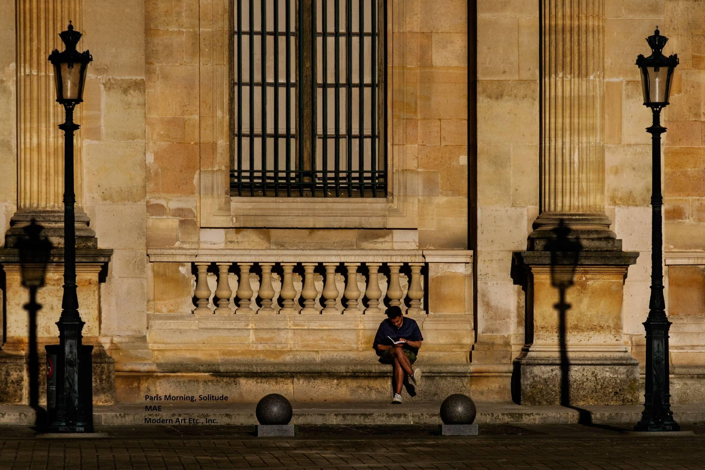 MAE Curates Landscape Photograph - Paris Photography  "Solitude" -  City and Architectural series - large print