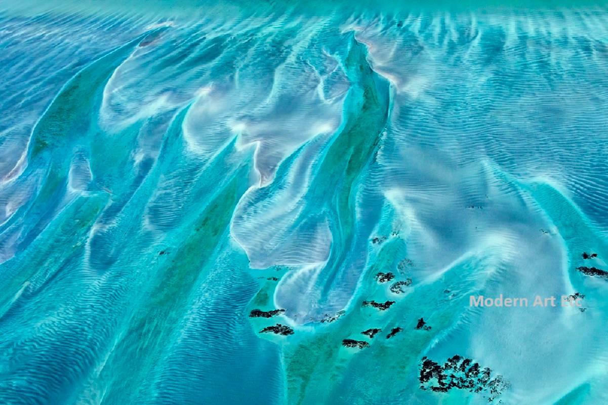 MAE Curates Abstract Photograph - Aerial Photography of Earth, Land, Sea -  large photography