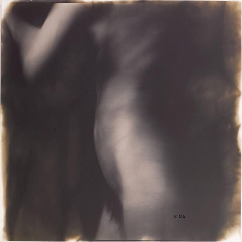 Photographie d'art abstraite d'une femme et d'un homme nus 30x30"  - Nu 5 cm