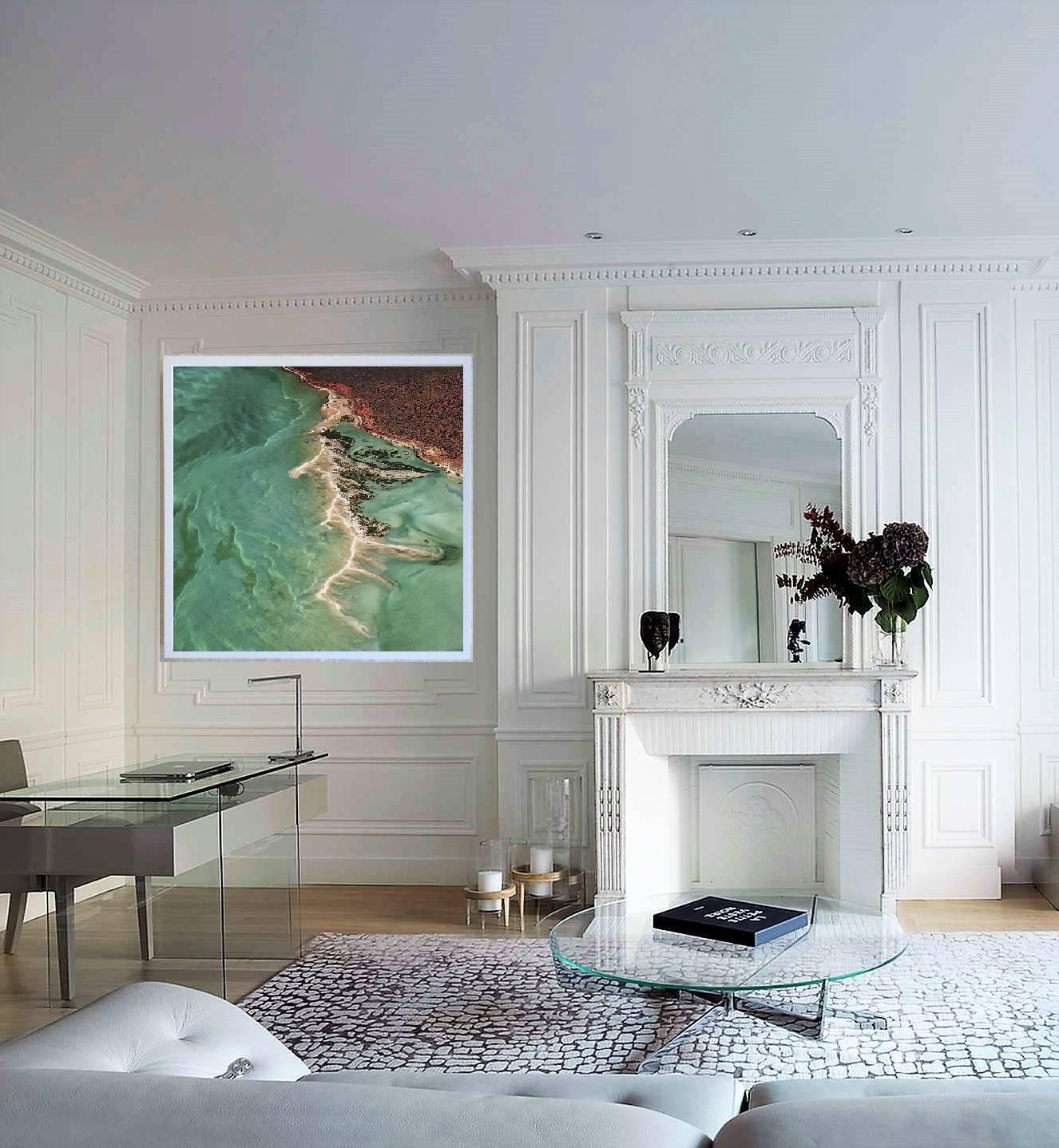 Photographie aérienne de la terre, de la terre et de la mer - BT 014 en vente 8