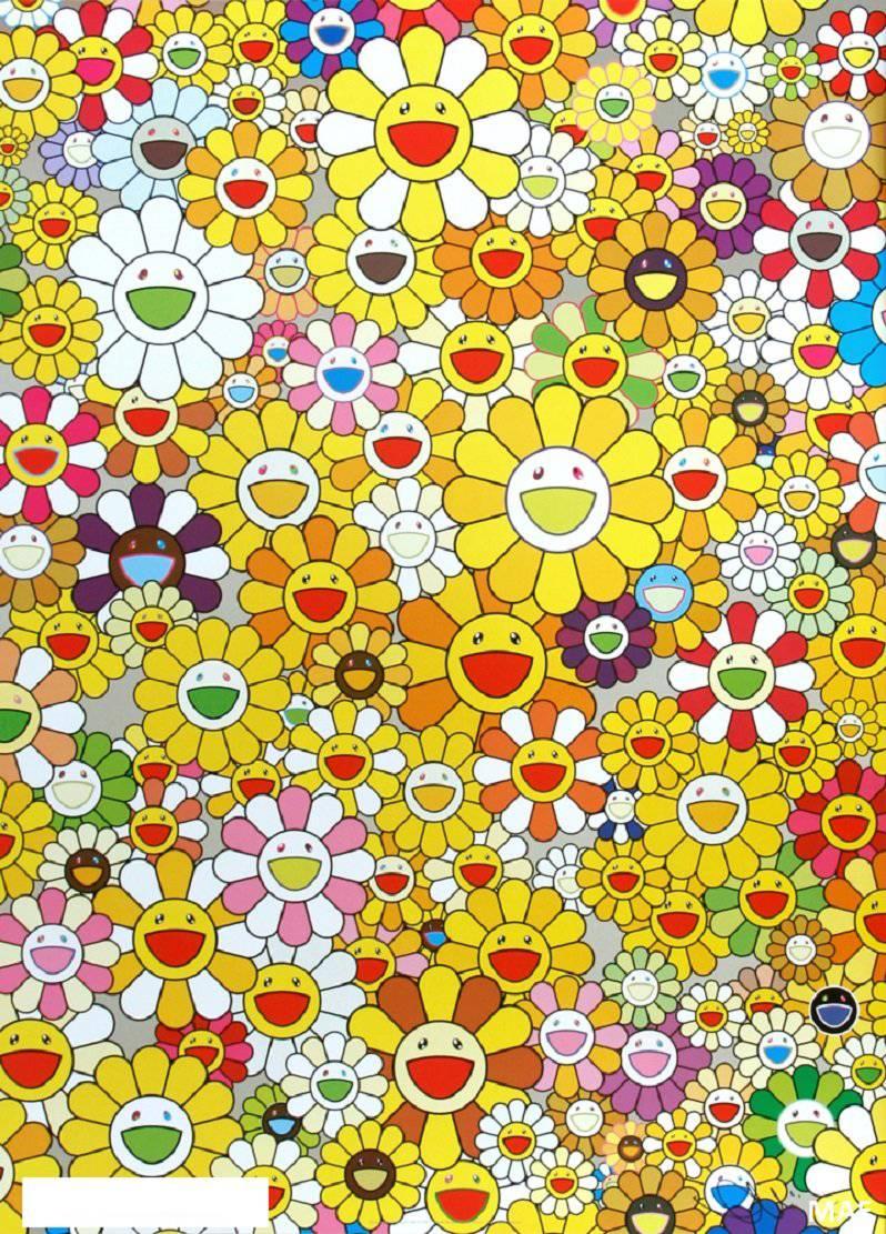Murakami print with cold stamp, signed original - An Homage to Monopink, 1960 A - Print by Takashi Murakami