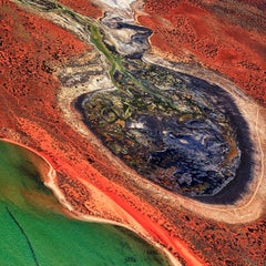 30x30in. Aerial Photography of Earth, Land, Sea - Earth 6