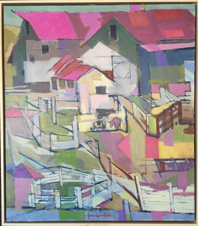 Herb Kornfeld Oil on Linen "Found Objects", Pt. Reyes, California, 1993, Painting For Sale