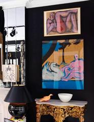 Nudo a pastello su carta