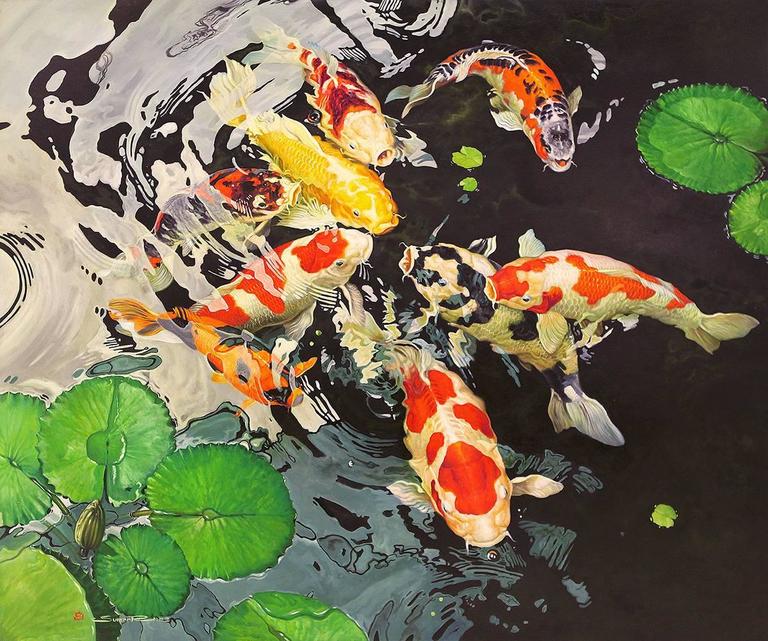 R Sumantri Ms Acrylic On Canvas Please Feed Me For Sale At