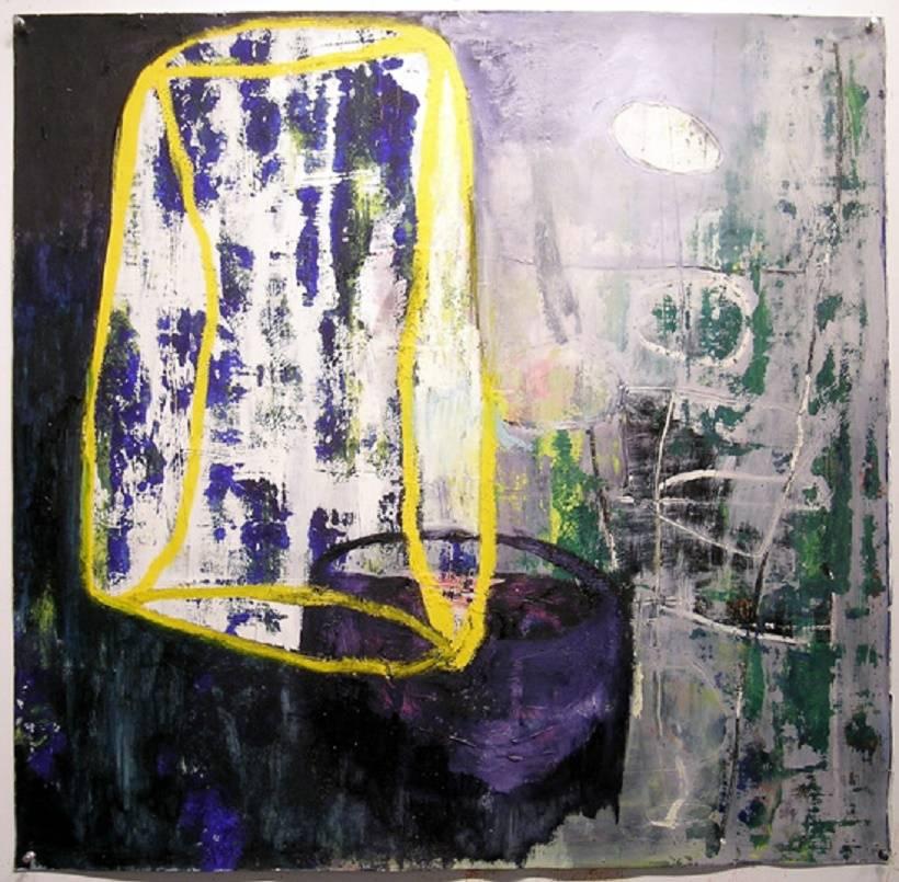 Ölgemälde - Gefäß Serie n. 1 - Gefäße Rot im Angebot 3