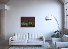 Blauer Vogel – Großformatfotografie eines ikonischen Gebrauchswagens bei Nacht