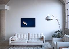 Billboard - large scale monochromatic photograph of iconic Americana road sign