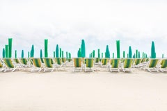 Forte dei Marmi - iconic Mediterranean beach club resort in Italy (26.5" x 40")