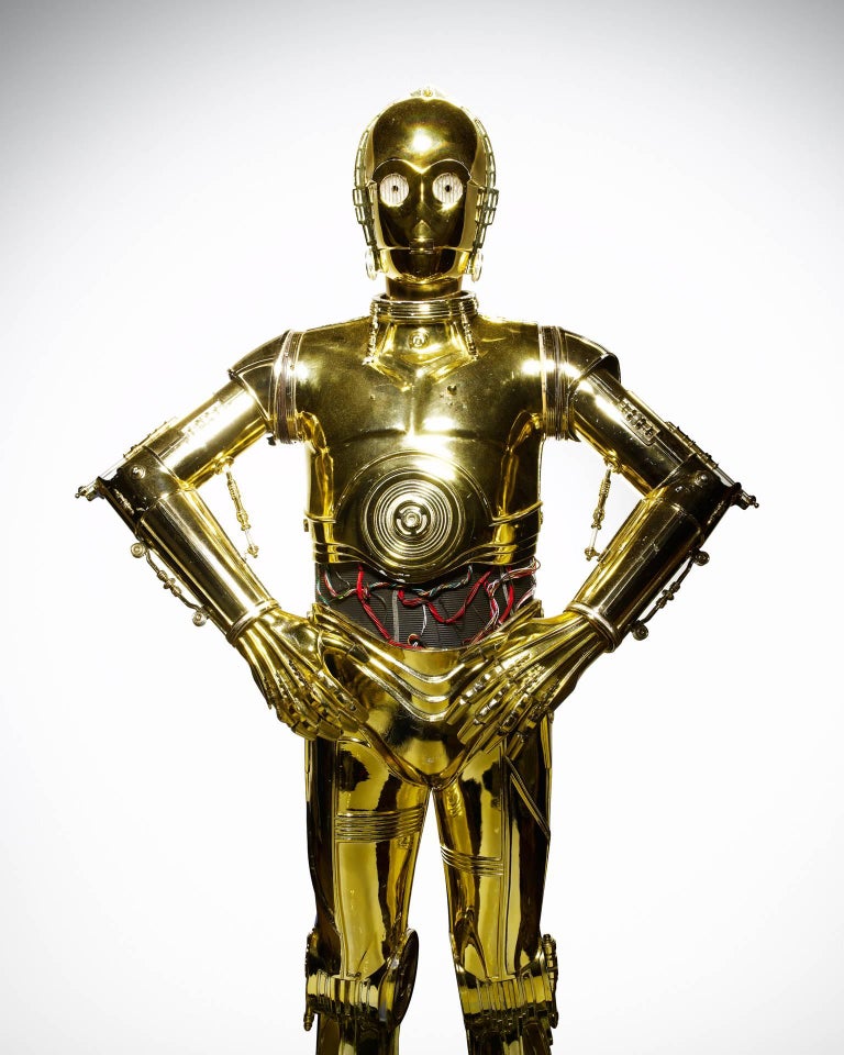 Tom Schierlitz Color Photograph - Star Wars ( C-3PO ) 40 x 32"