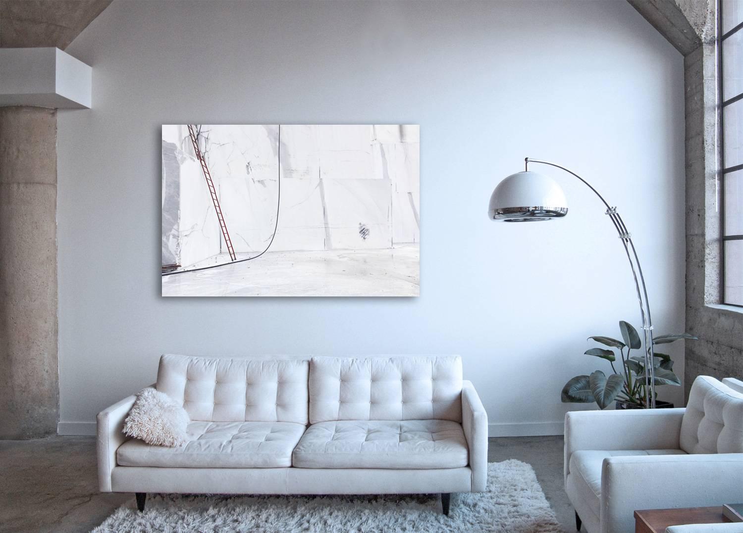 Carrara I - large format photograph of iconic Italian marble quarry - Photograph by Frank Schott