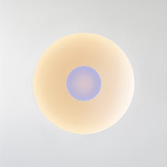 Tre - una scultura a parete con luce ambientale percettiva infinita e immersiva
