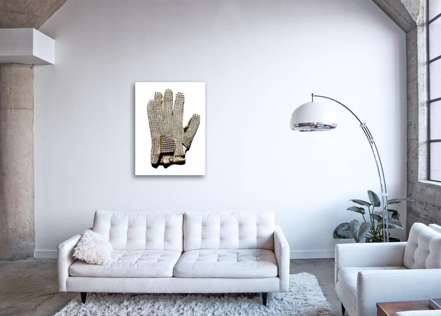 White Glove ( Michael Jackson ) - large format photograph of iconic rhinestones - Contemporary Photograph by Tom Schierlitz
