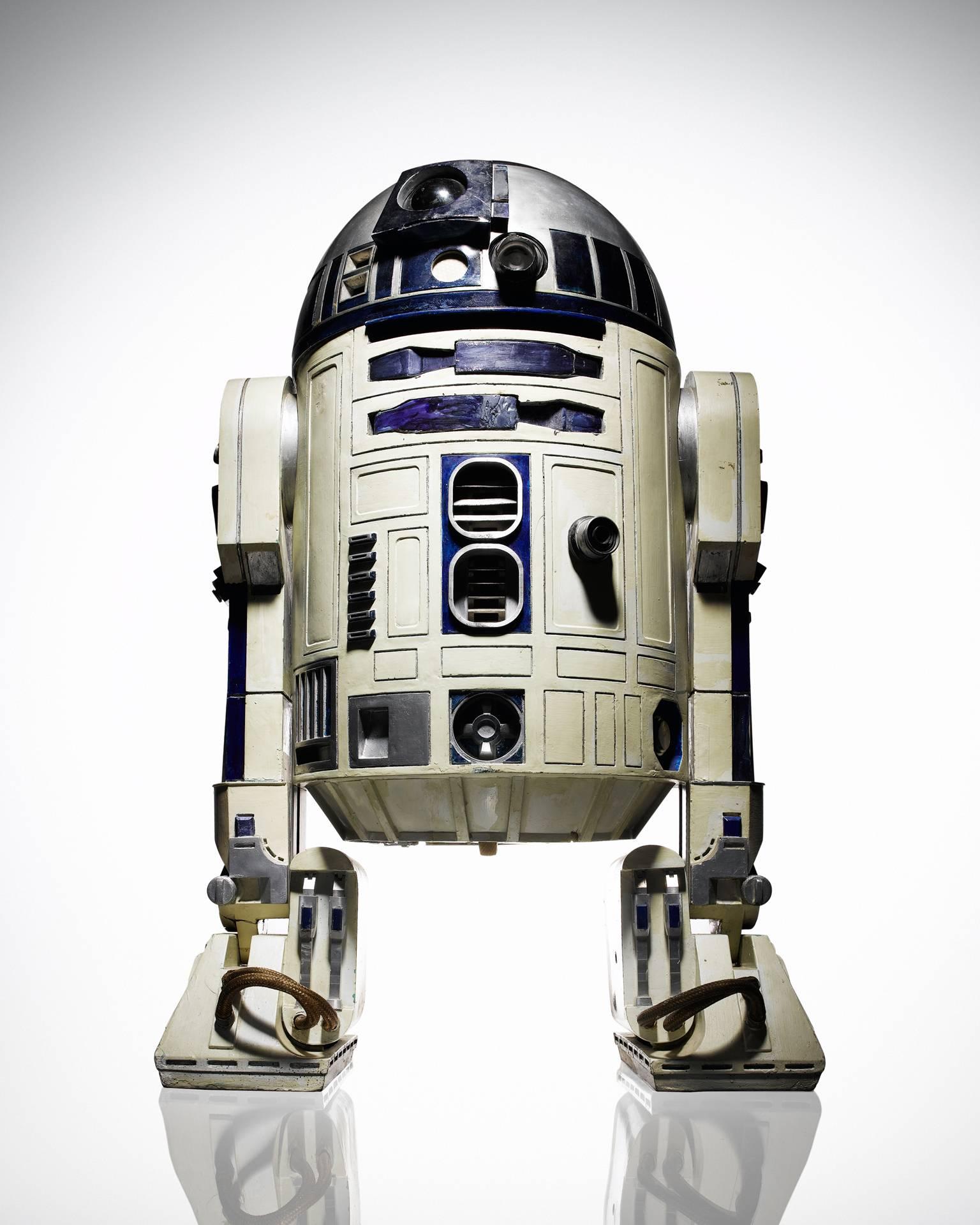 Star Wars ( R2-D2 ) – großformatige Fotografie des ikonischenroid-Roboters im Originalformat