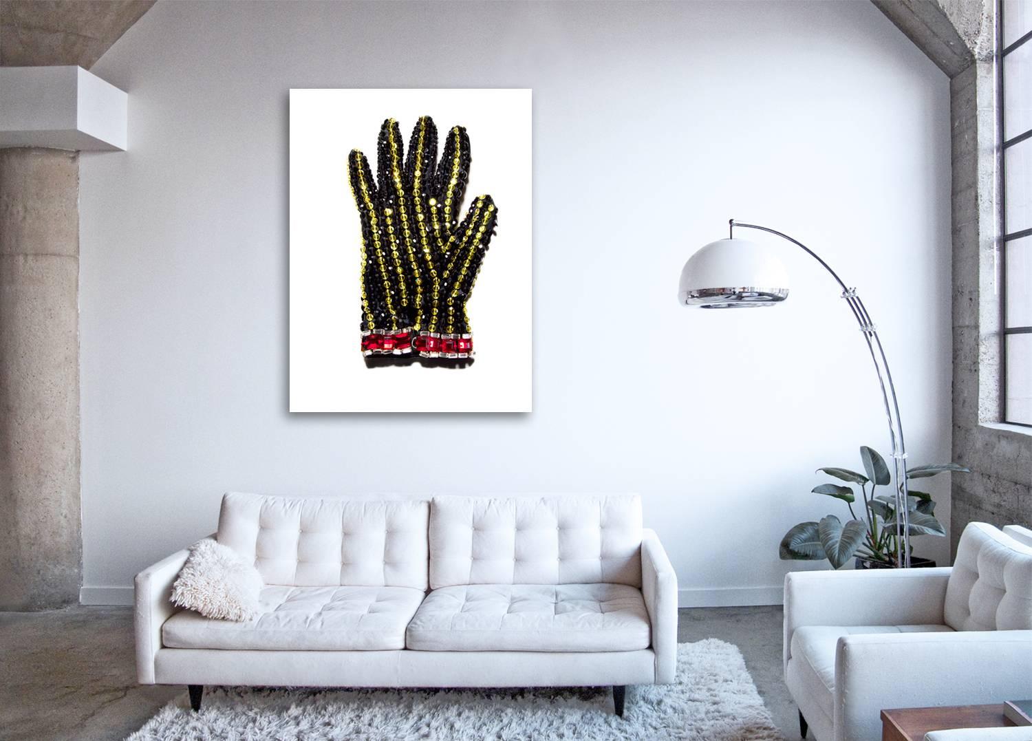 Black Glove ( Michael Jackson )  - large format still life of iconic glove - Photograph by Tom Schierlitz