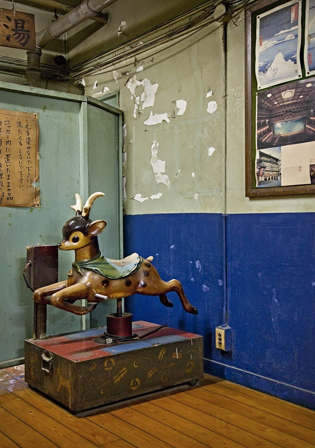 Oh Deer ( Japan ) - photograph in classic archival artwork portfolio gift binder - Photograph by Erik Pawassar