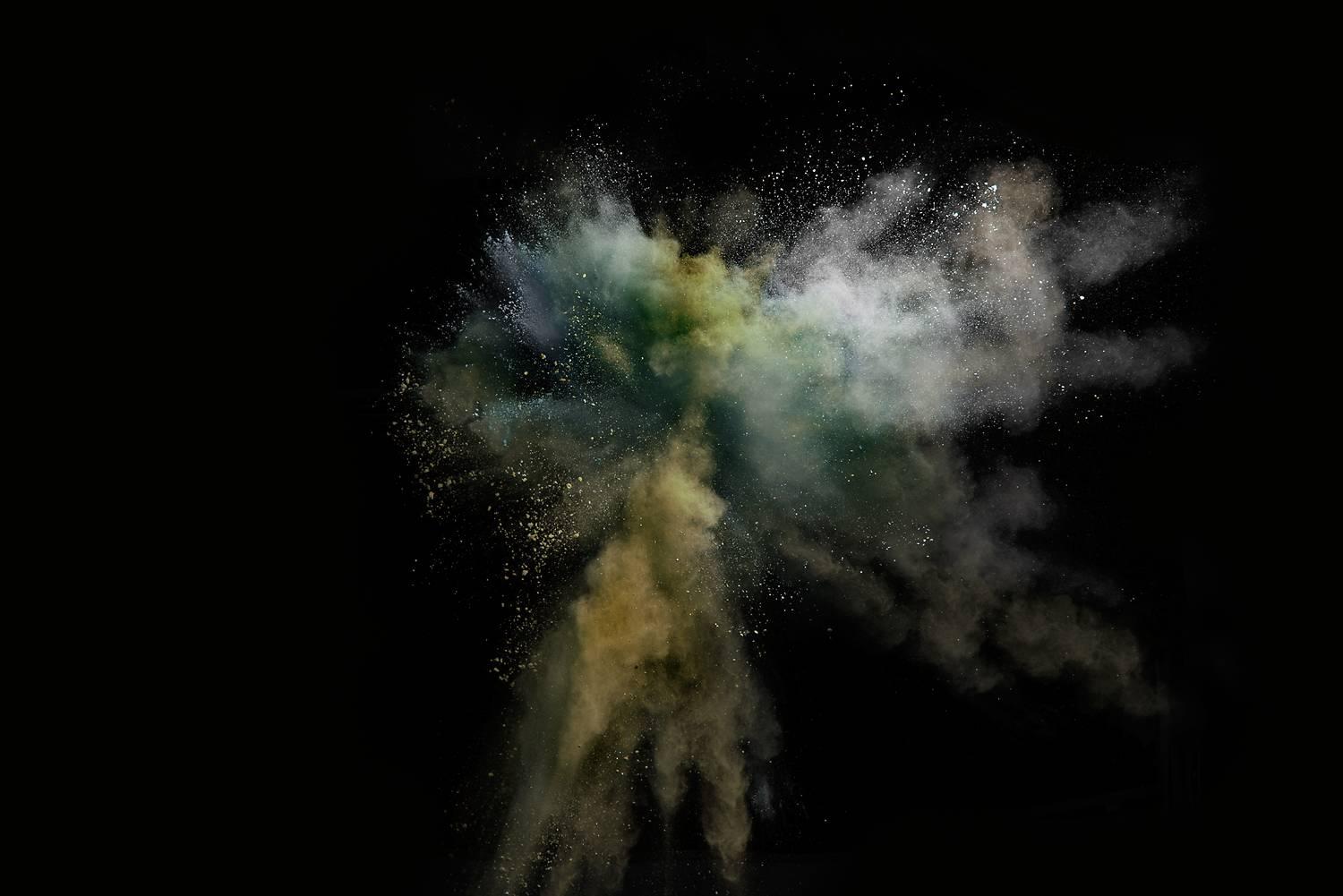 Christian Stoll Color Photograph - Burst I - limited edition photograph in archival artwork portfolio gift binder