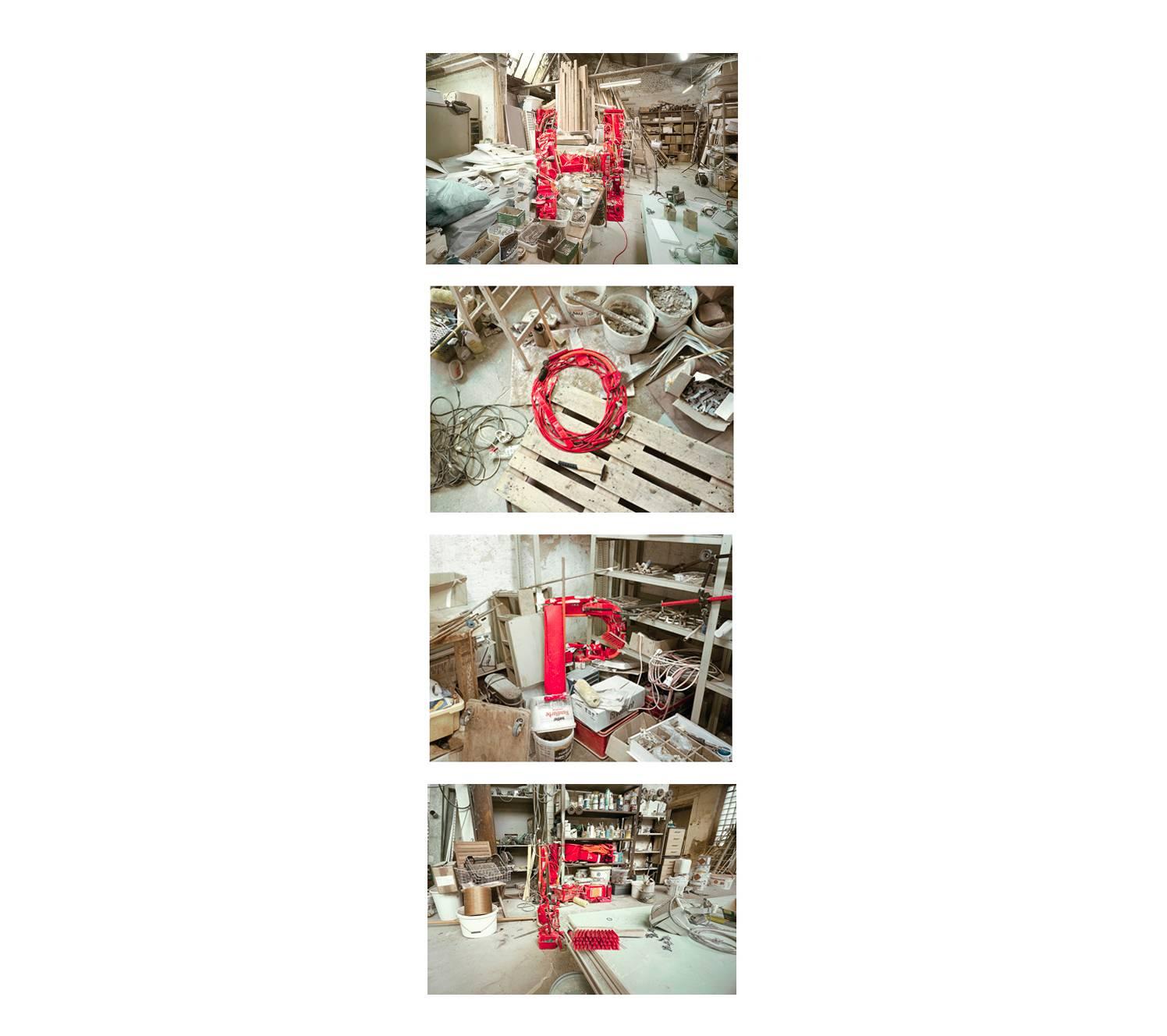 Abstract Print di Christian Stoll - HOPE (incorniciato) - 4 nature morte ambientali concettuali con messaggio motivazionale