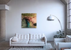 Hemisphere II (encadré) - photographie abstraite à grande échelle de paysages de nuages liquides