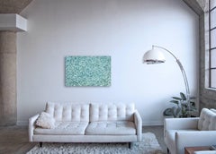 H2O I Homage to David Hockney - abstact pool surface water reflections - framed