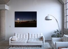 YES - large format photograph of conceptual motivational message sign at night