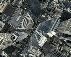 Flying High - large scale photograph of urban landscape from birds eye viewpoint
