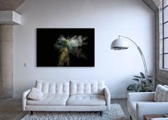 Burst I - large format abstract photograph of aleidoscopic color explosions