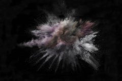 Burst II - photographie abstraite à grande échelle de l'explosion caleidoscopique de couleurs